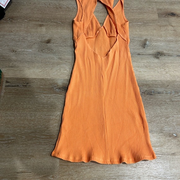 Reformation orange knit dress - Picture 6 of 6